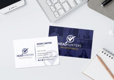 Image of printed business card