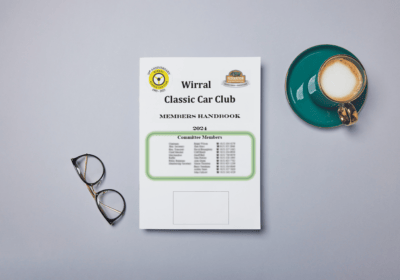 case study on Wirral classic car club booklet printing