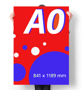 Ao size poster dimensions